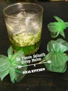 Foto resep Es Timun Selasih sirup Melon