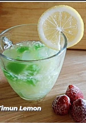 Foto resep Es Timun Lemon Nata De Coco