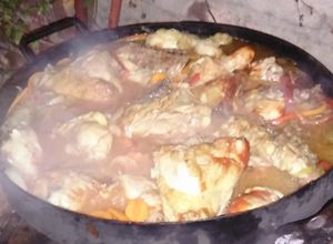 Una foto de Presas de pollo al disco