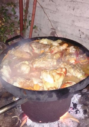 Una foto de Presas de pollo al disco