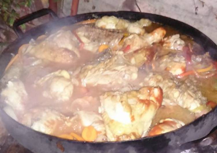 Presas de pollo al disco