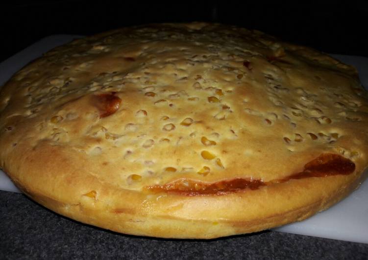 Fainá de choclo relleno 🌽