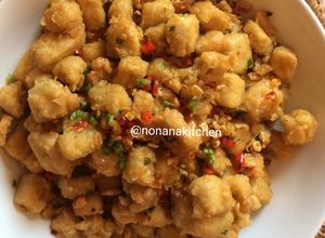 Foto resep Tahu Cabe Lada Garam #nonanakitchen