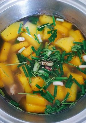 Hình của món Canh Đu Đủ Thịt.
