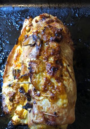 Ünnepi karaj tekercs Moby módra recept fotója