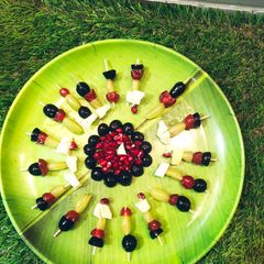 Fruit cheese poppers A picture of Fruit cheese poppers.