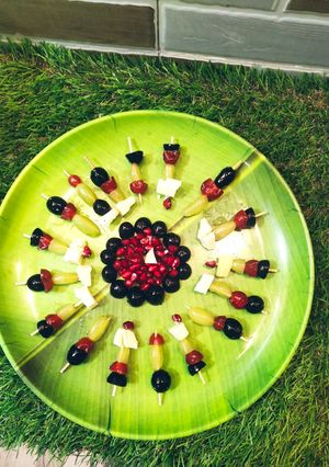 A picture of Fruit cheese poppers.