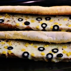 A picture of French Bread Pizza Sandwich.