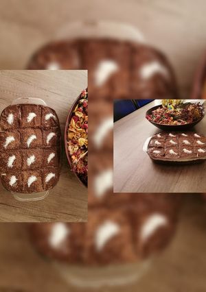 صورة لوصفة كيك بصوص الشوكولاته