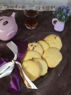 عکسی از دستور کلوچه کشمشی