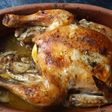 Pollo al limón horneado en cocotte de barro