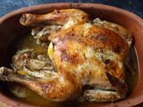 Pollo al limón horneado en cocotte de barro