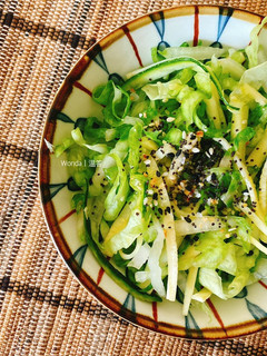 涼拌櫛瓜大白菜|10分鐘素食 的食譜成品照片