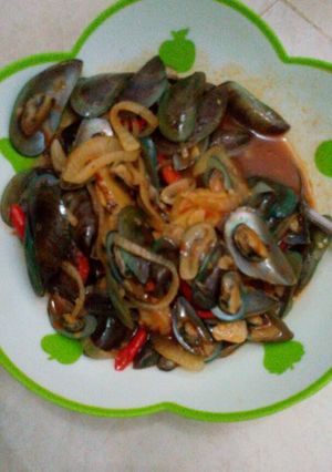 Foto resep Kerang hijau saos padang