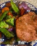 Wok de atún estilo Teriyaki