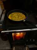 Frittata con salsiccia e cipolla