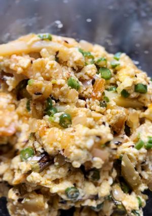 A picture of Paneer Aloo Bhurji 🍲🍲.