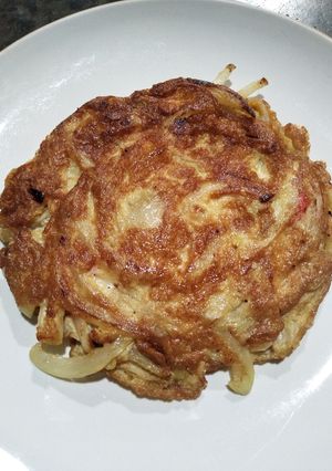 Foto resep Omelet Bawang Bombay