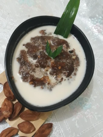 Langkah Gampang Menyiapkan Resep Bubur Sagu Ambon Kenari Siram Krimer yang Lezat Anti Ribet, Uenak Banget