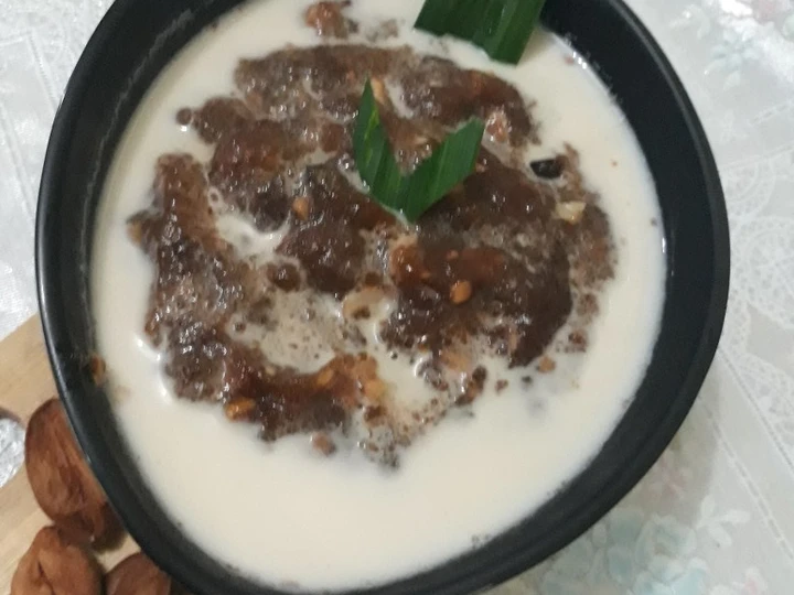 Langkah Gampang Menyiapkan Resep Bubur Sagu Ambon Kenari Siram Krimer yang Lezat Anti Ribet, Uenak Banget