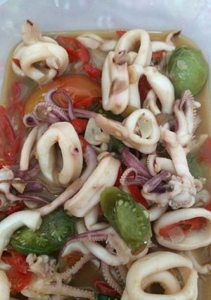 Foto resep Tumis Cumi Segar