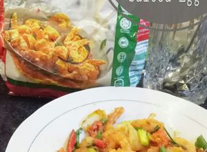 Foto resep Udang with knorr salted egg