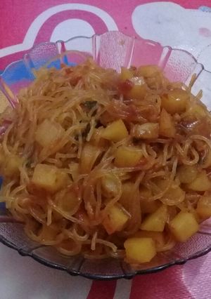 Foto resep Tumis kentang bihun