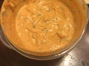 A picture of seafood mayonnaise