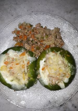 Una foto de Zapallitos rellenos