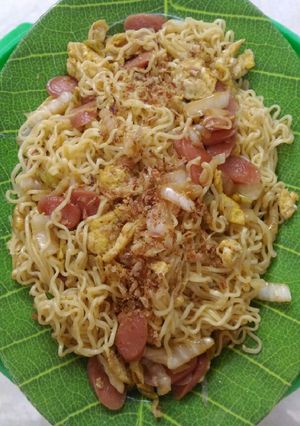 Foto resep Mie Goreng Sosis Telur