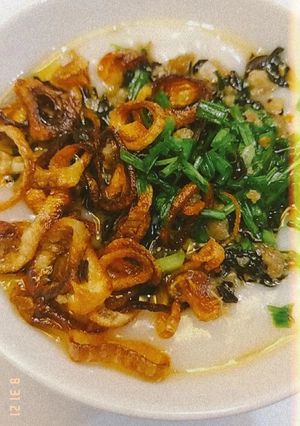 Hình của món Bánh đúc làm từ cơm nguội.