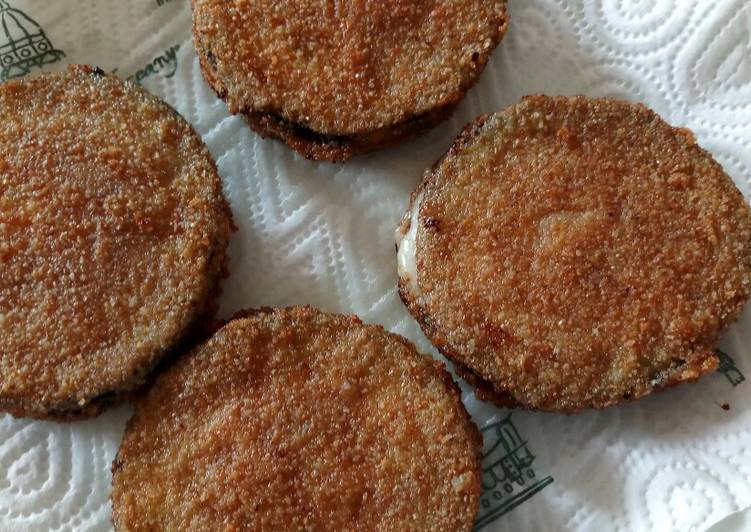 Melanzane panini aubergine sandwiches