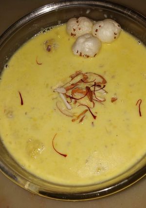 A picture of Makhana Kheer #resolutions.