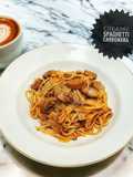 Creamy Spaghetti Carbonara 🤍🍝❤