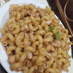 Five ingredients chicken tikka pasta A picture of Five ingredients chicken tikka pasta.