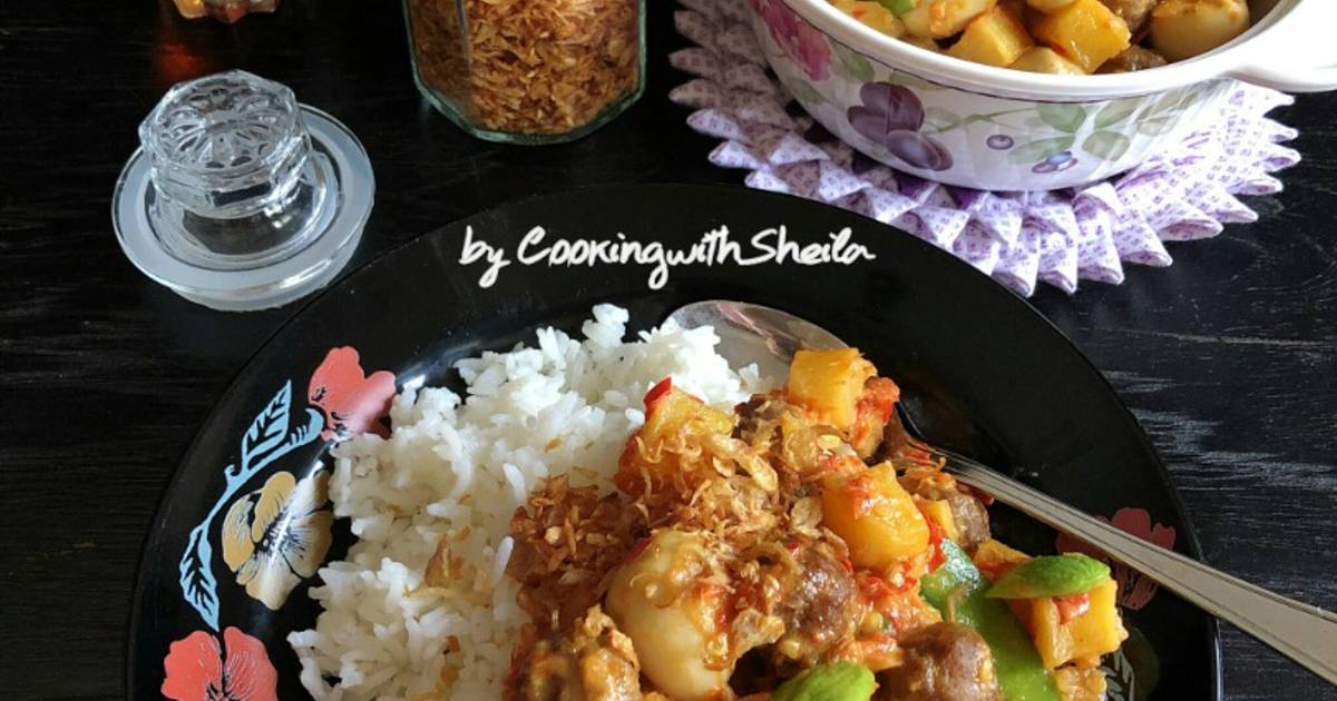 Resep Sambal Goreng Bola Sapi oleh Cooking with Sheila Cookpad