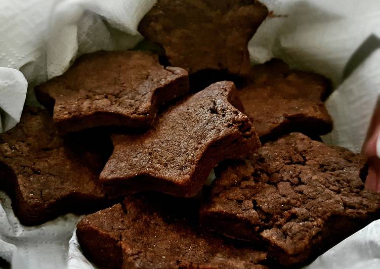 Étapes pour faire Fait maison Sablés chocolat vegan