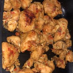 A picture of Pan grilled chicken.