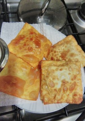 Una foto de Pastel de queso con jamón ahumado!(Estilo de Brasil)