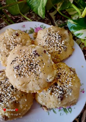 عکسی از دستور 🪷شیرینی آردی با کشمش🪷