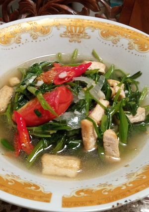 Foto resep Cah kangkung terasi