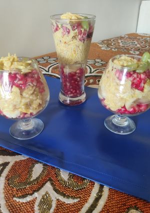 A picture of Sewaiyan custard dessert.