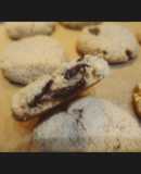 Μπισκότα βουτύρου από αλεύρι αμυγδάλου, με σοκολάτα (μαστιχωτά & τριφτά) ✨ almond flour cookies ✨