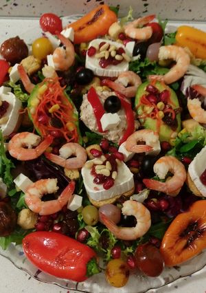 Una foto de Ensalada templada