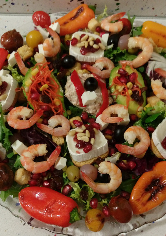 Una foto de Ensalada templada