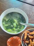 Canh mồng tơi, mướp nấu lạc