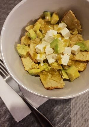 Una foto de Chilaquiles Saludables