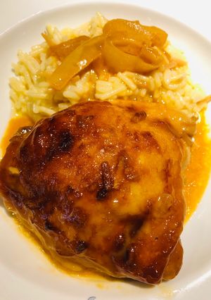 A picture of Tangy Teriyaki Apricot Chicken 🐔.