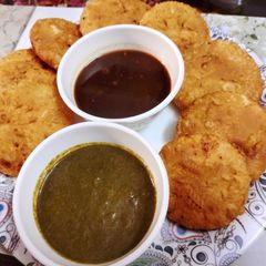 Pyaz ki kachori A picture of Pyaz ki kachori.