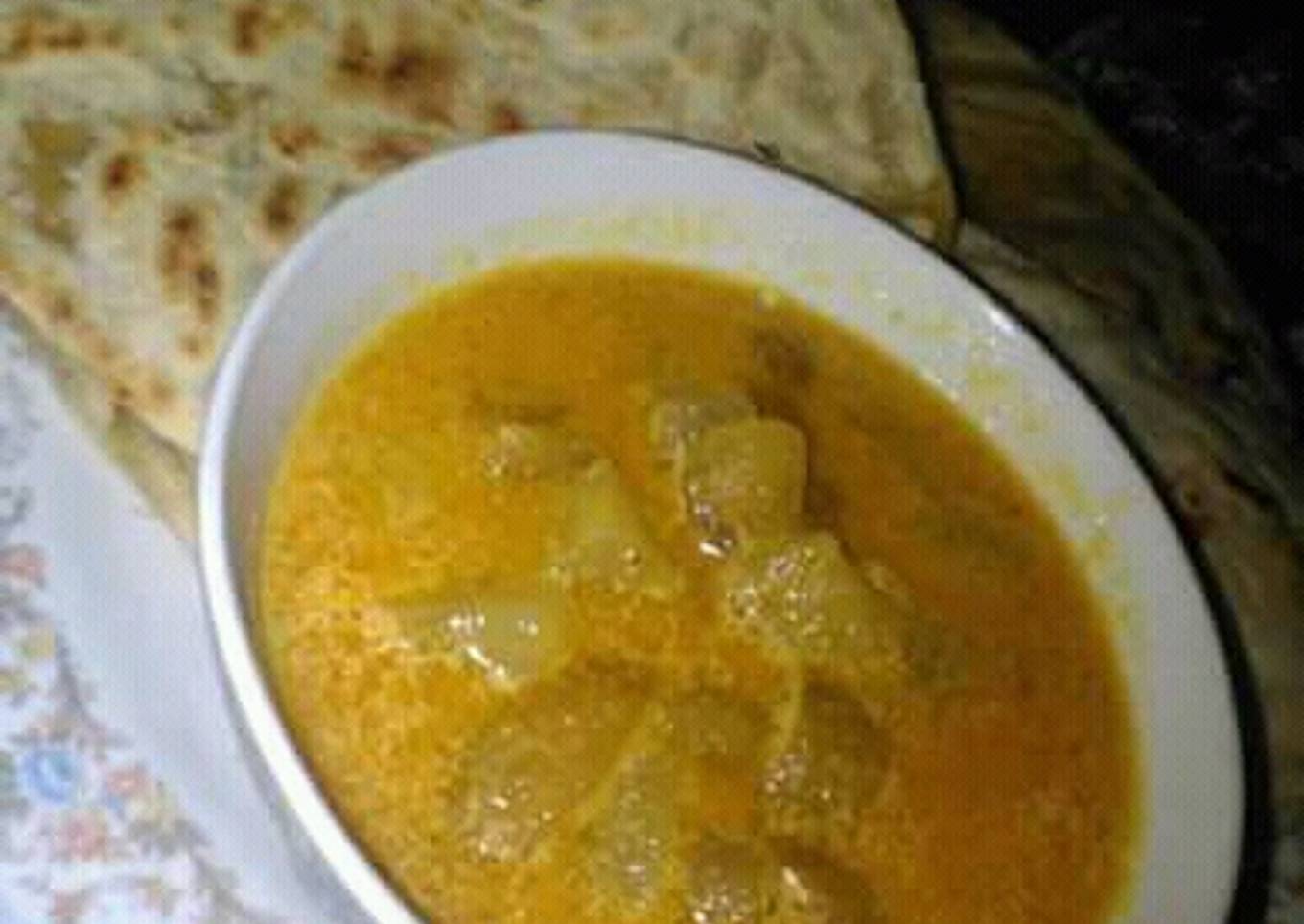 Kari kulit feat. Roti maryam/canai